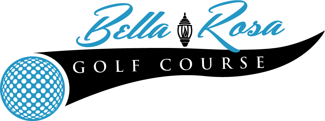 Logo featuring the text 'Bella Rosa' in a stylish font and a dotted circular graphic.